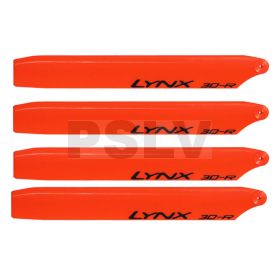 LXT1201-3D   Lynx Main Blade 120 mm Pro Edition Orange 2 sets Trex150  